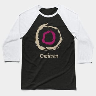 Greek Omicron Baseball T-Shirt